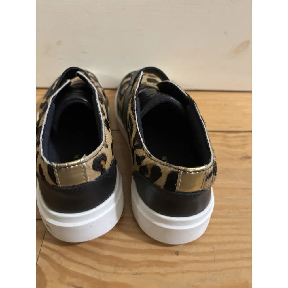 Cole Haan Grand Crosscourt‎ Genuine Calf Hair Monk Strap City Sneaker Size 7.5
